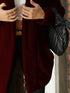 'Diora' Fleece Fur Open Coat - Celes Fashion